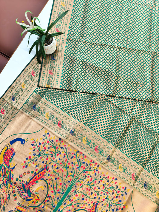 BANARASI PAITHANI 102 - PERROT