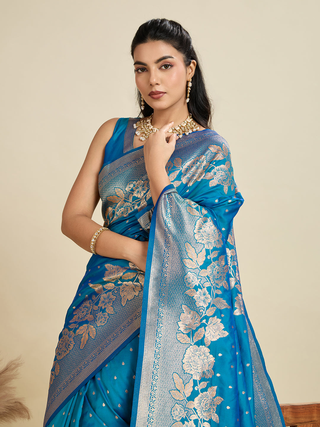 RAMA BANARASI KATAN SILK SAREE