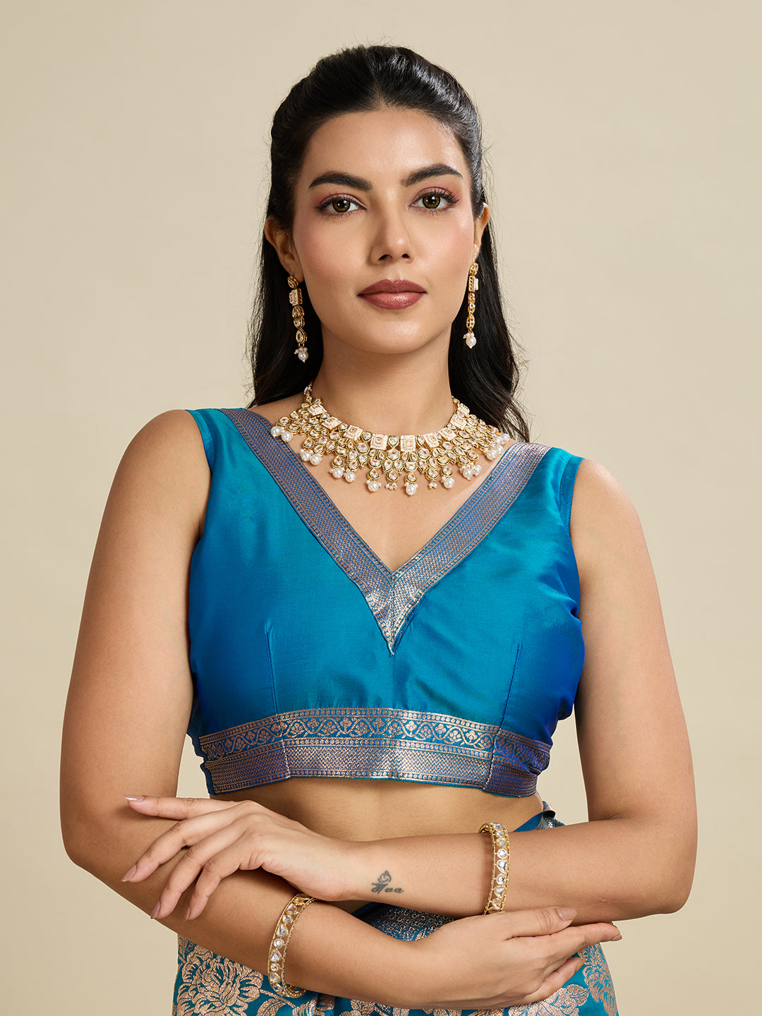 RAMA BANARASI KATAN SILK SAREE
