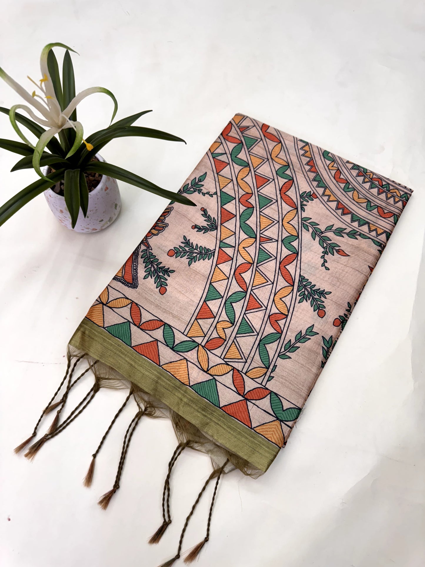 Tussar Silk Madhubani - PISTA