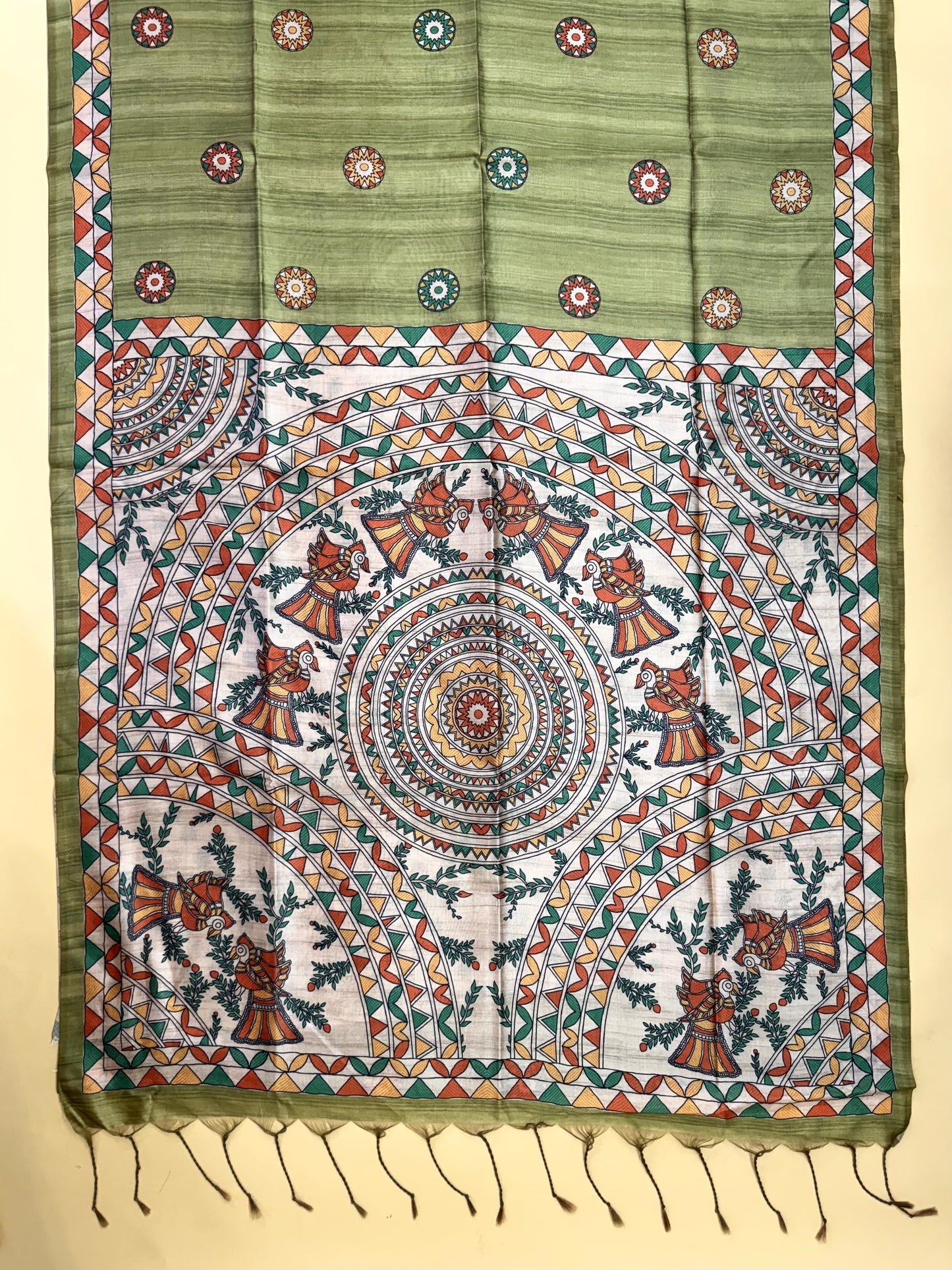 Tussar Silk Madhubani - PISTA