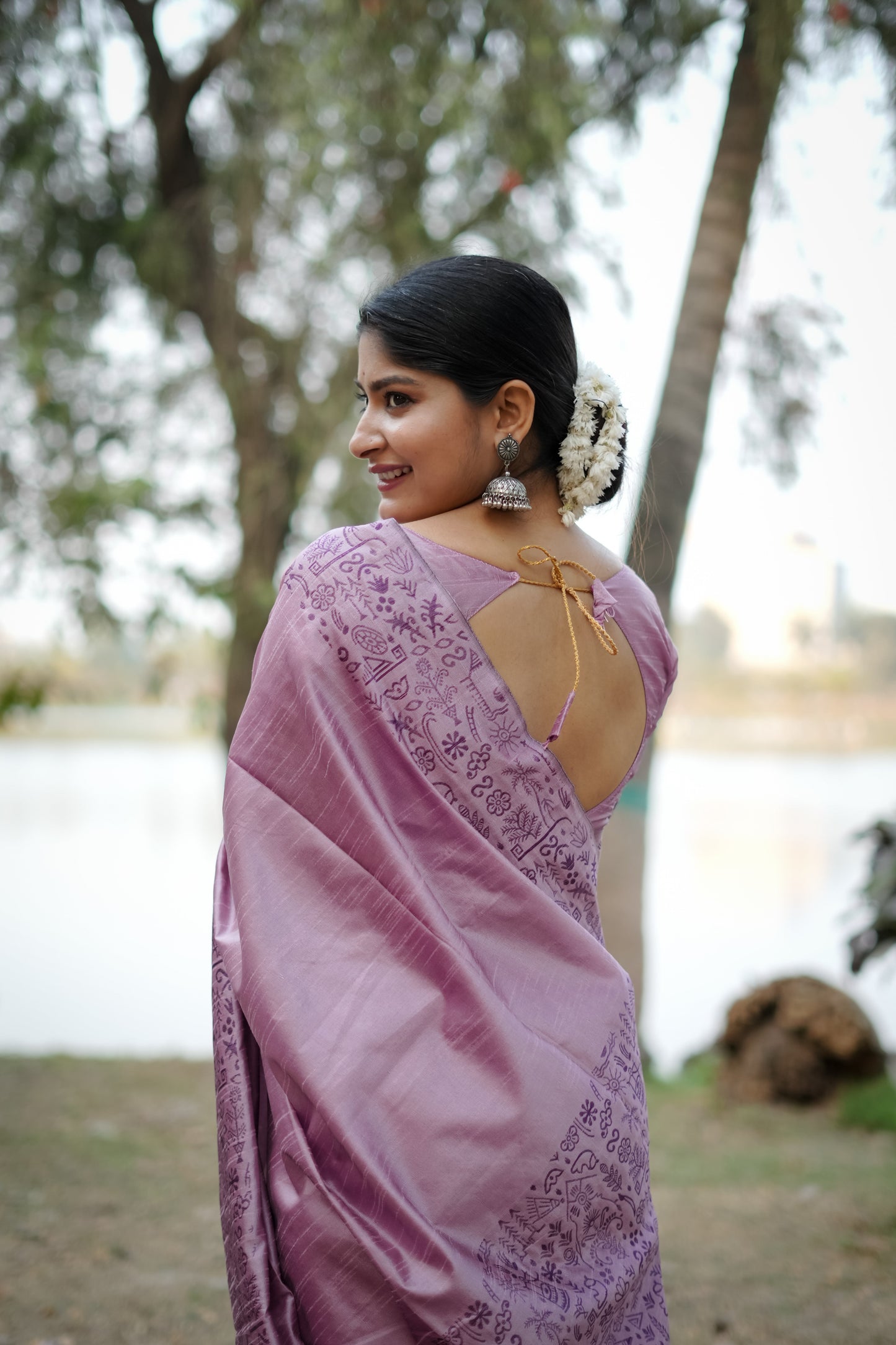 Handloom raw silk saree - BABY PINK