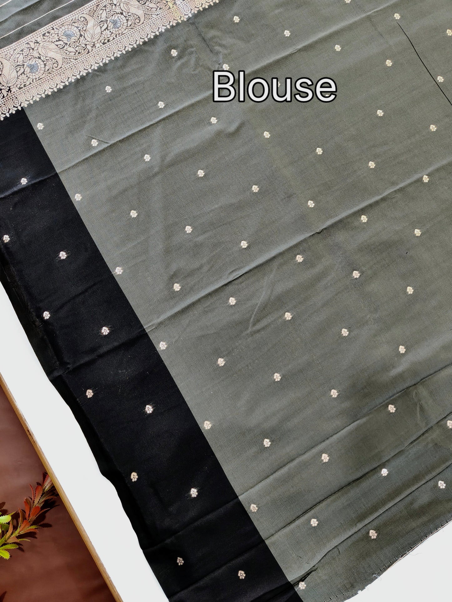 Banarasi Katan Silk Saree With Peacock Weaving  - BLACK