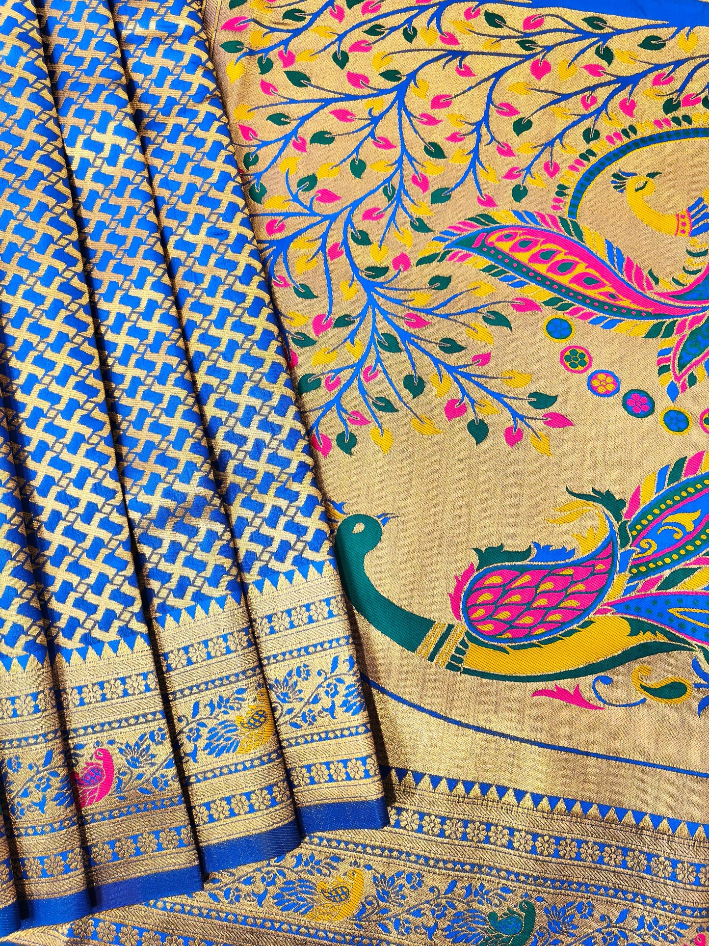 BANARASI PAITHANI 102 - ROYAL BLUE
