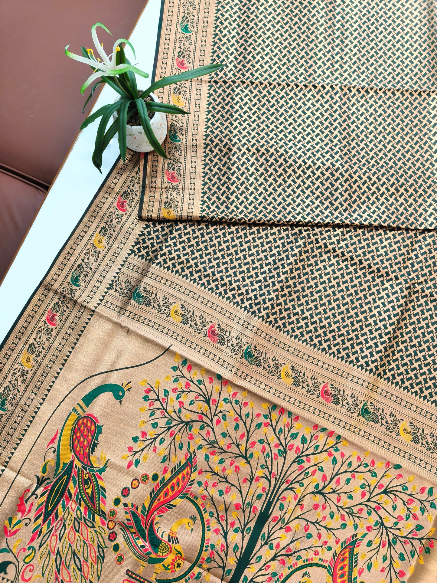 BANARASI PAITHANI 102 - BT GREEN