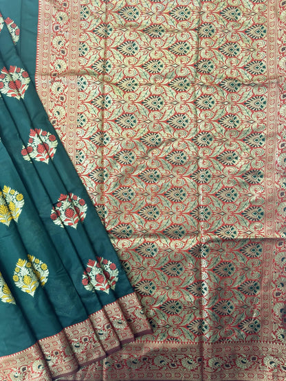 BANARASI PAITHANI  SAREE - BT GREEN