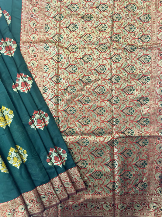 BANARASI PAITHANI  SAREE - BT GREEN