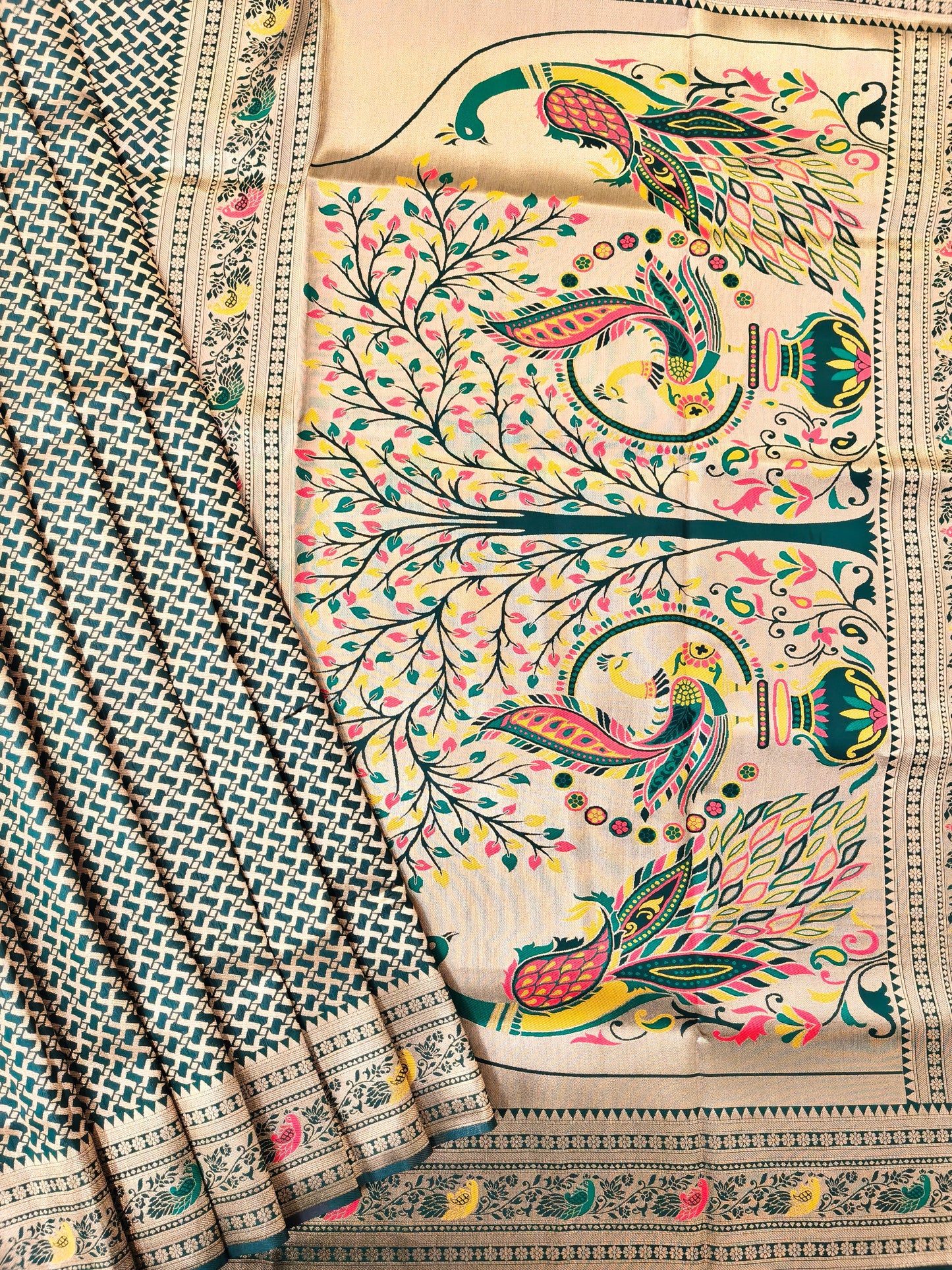 BANARASI PAITHANI 102 - BT GREEN
