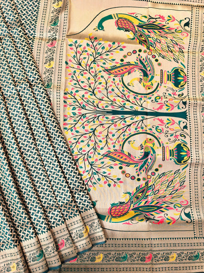 BANARASI PAITHANI 102 - BT GREEN