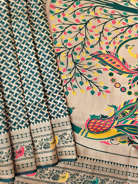 BANARASI PAITHANI 102 - BT GREEN
