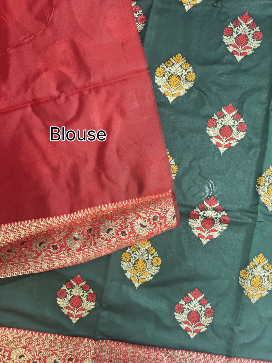 BANARASI PAITHANI  SAREE - BT GREEN