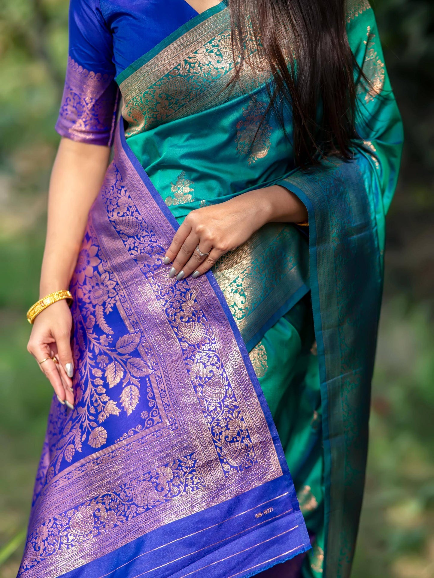 Soft Banarasi Katan Silk Pattu Saree - RAMA