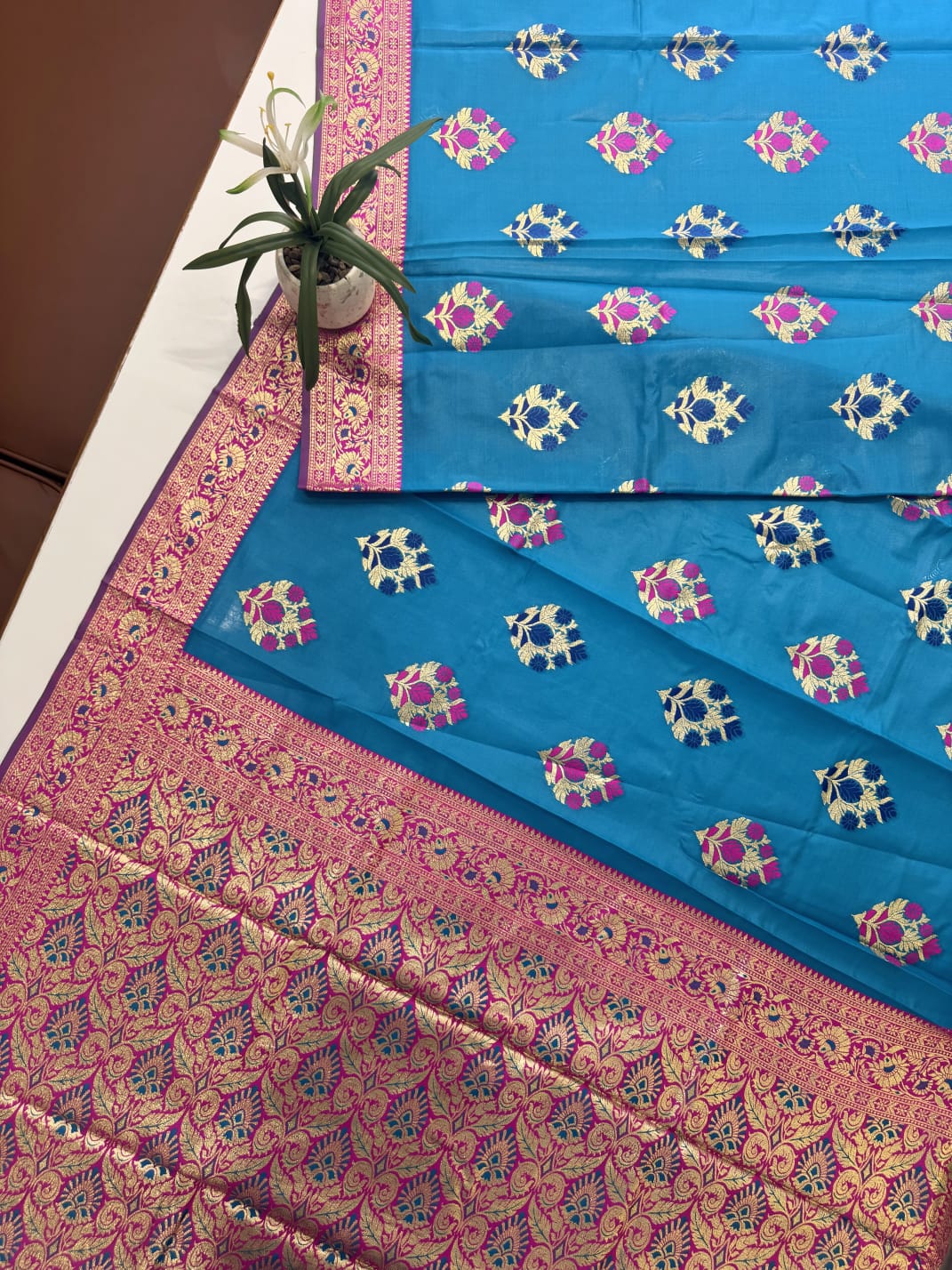 BANARASI PAITHANI  SAREE - FIROZI