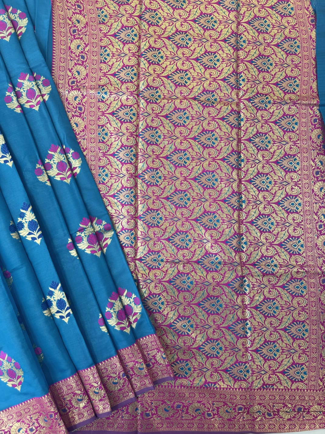 BANARASI PAITHANI  SAREE - FIROZI