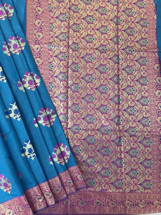BANARASI PAITHANI  SAREE - FIROZI