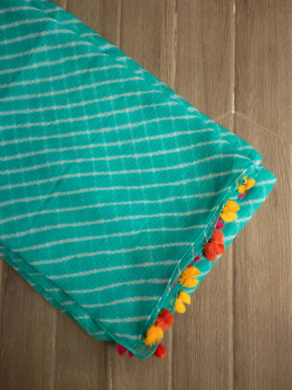 Trendy kota Checks Lightweight Saree-PINK