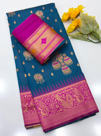 ROYAL PAITHANI EDITION 112 - FIROZI