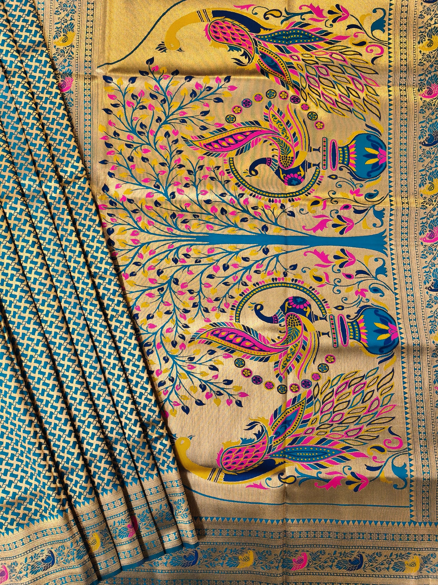 BANARASI PAITHANI 102 - FIROZI