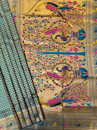 BANARASI PAITHANI 102 - FIROZI