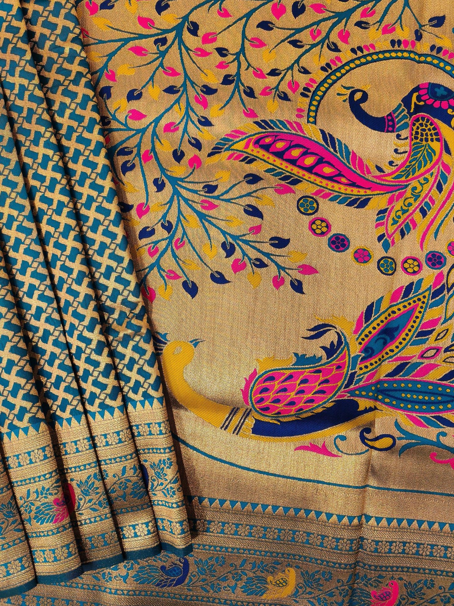 BANARASI PAITHANI 102 - FIROZI