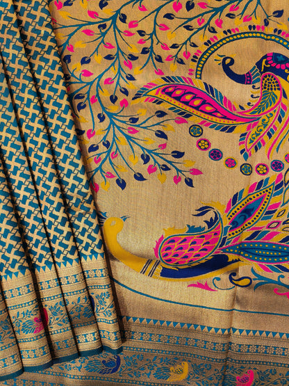 BANARASI PAITHANI 102 - FIROZI