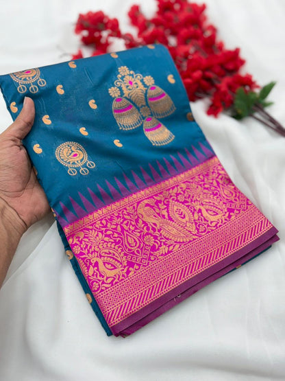 ROYAL PAITHANI EDITION 112 - FIROZI