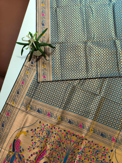 BANARASI PAITHANI 102 - FIROZI