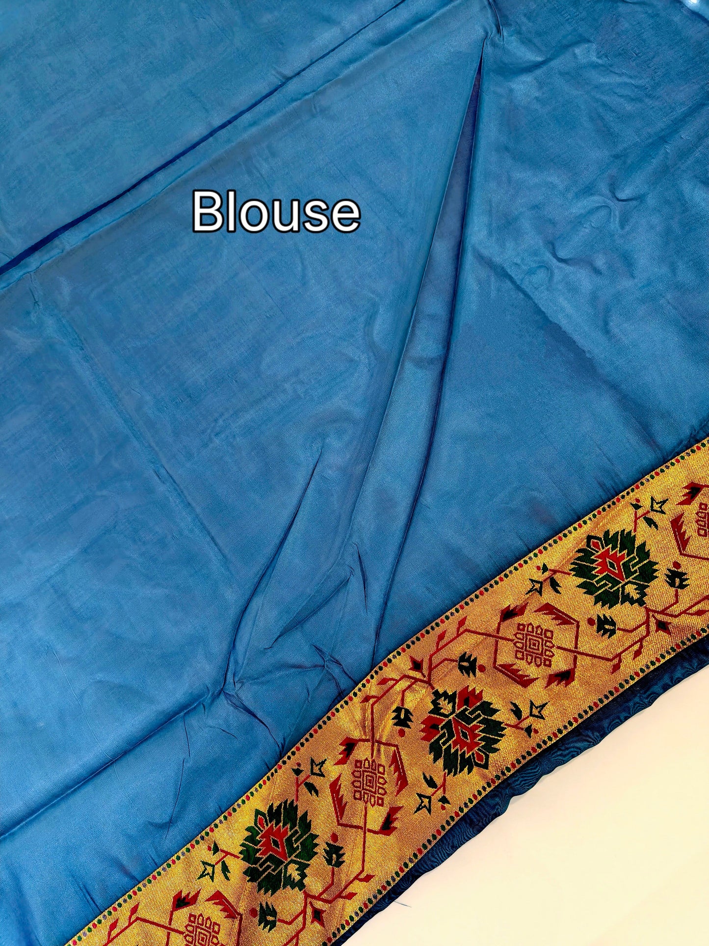 Maharashtrian Paithani Silk Saree - FIROZI
