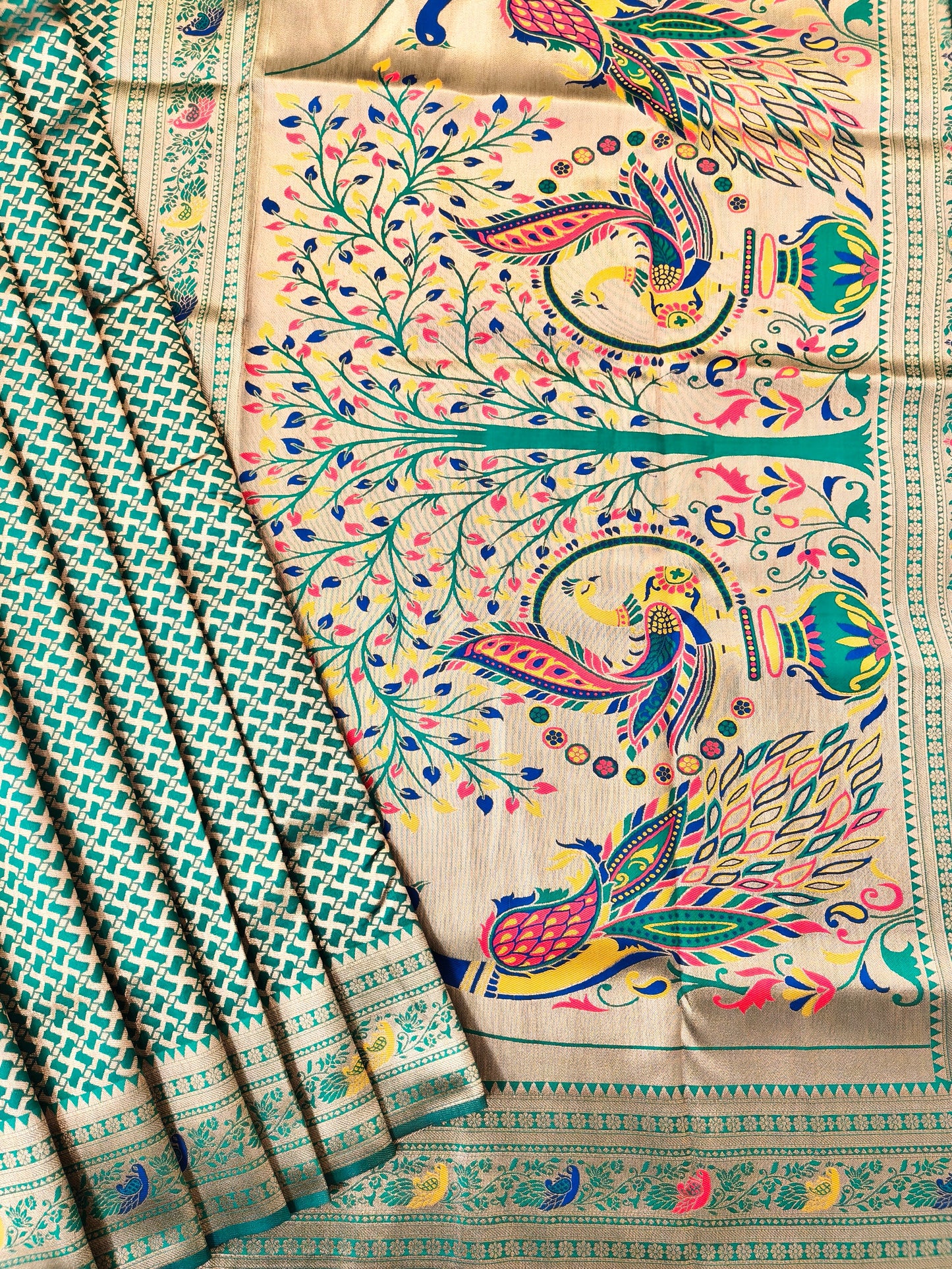 BANARASI PAITHANI 102 - PERROT
