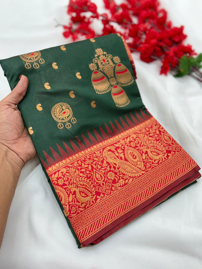 ROYAL PAITHANI EDITION 112 - GREEN