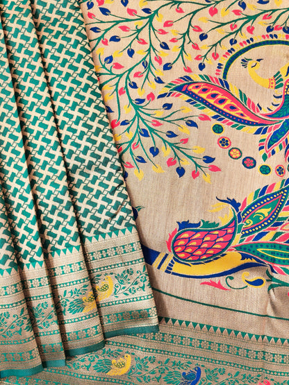 BANARASI PAITHANI 102 - PERROT