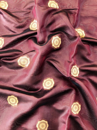 Maharashtrian Paithani Silk Saree - MAROON