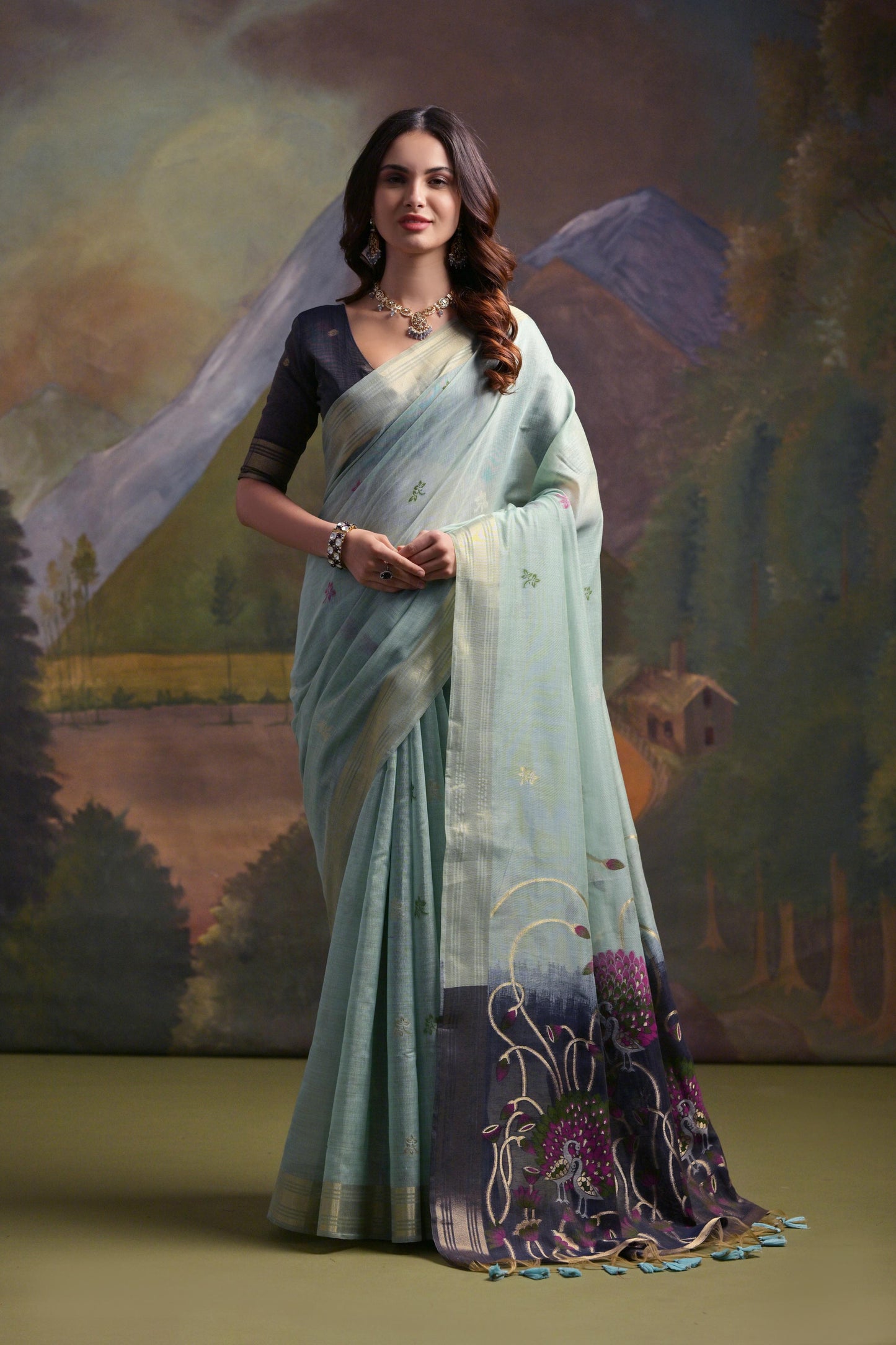 Premium Soft Muga Silk Saree