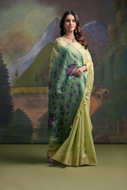 Premium Soft Muga Silk Saree