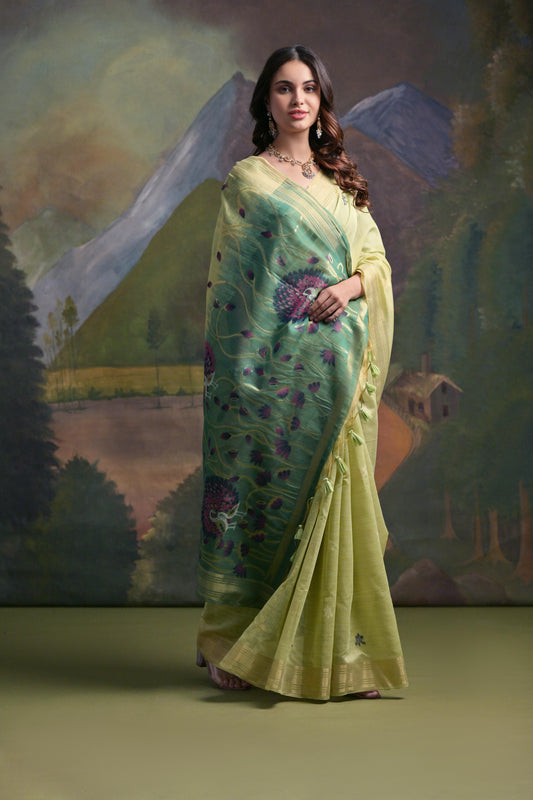 Premium Soft Muga Silk Saree