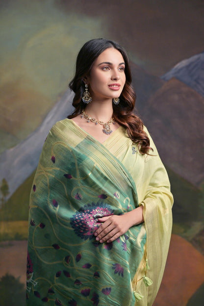 Premium Soft Muga Silk Saree