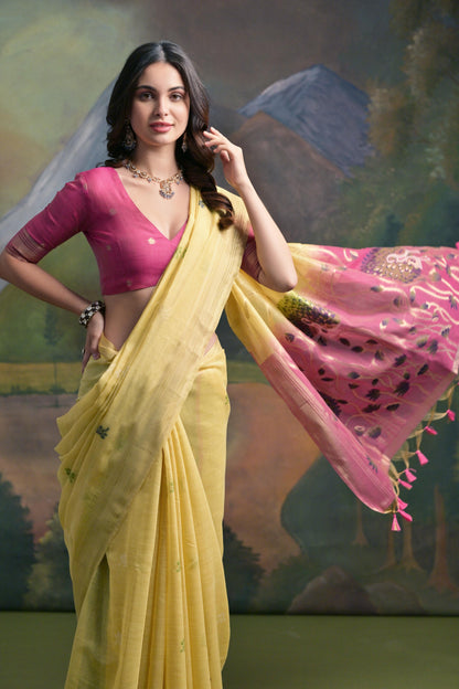 Premium Soft Muga Silk Saree
