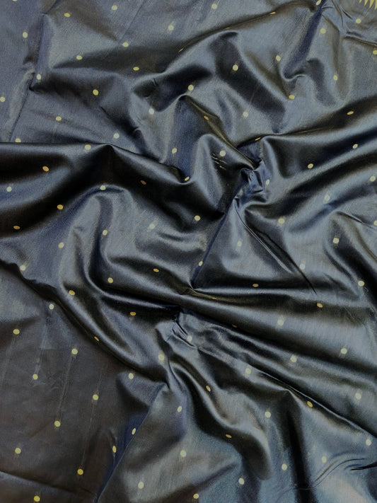 Banarasi Paithani Saree Design with Traditional Kalpavalli Pattern-NAVY BLUE