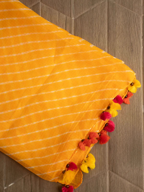 Trendy kota Checks Lightweight Saree-PINK