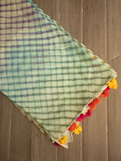 Trendy kota Checks Lightweight Saree-PINK