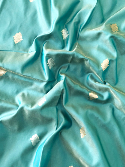 Banarasi Katan Silk Saree With Peacock Weaving  - RAMA
