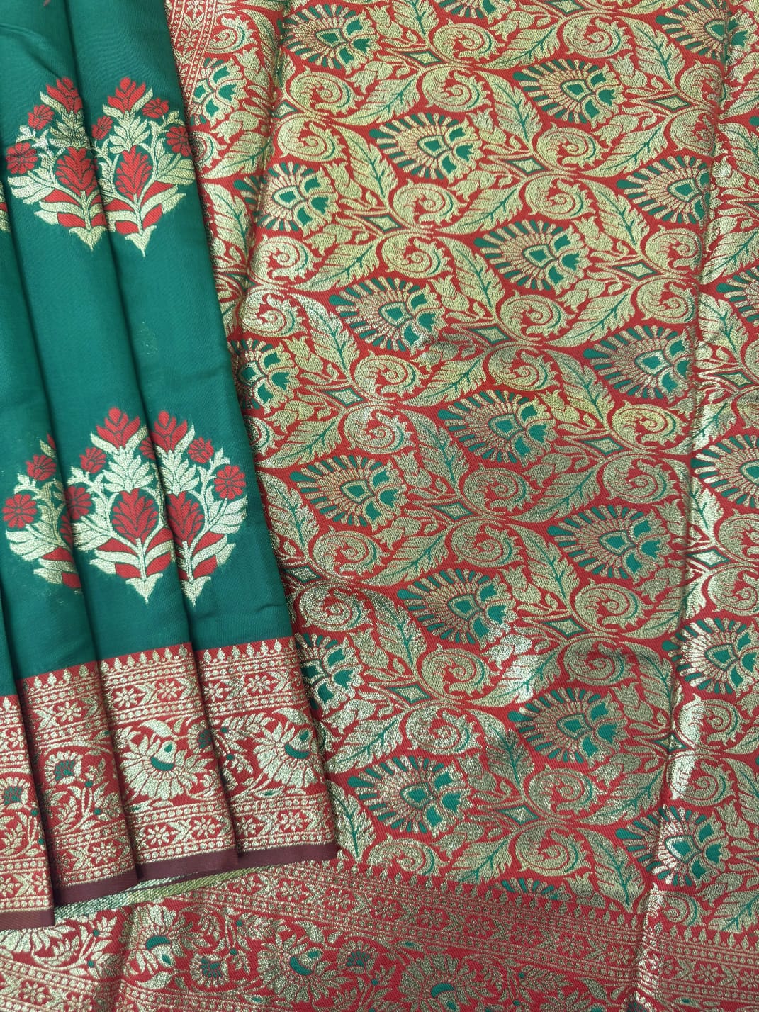 BANARASI PAITHANI  SAREE - PERROT