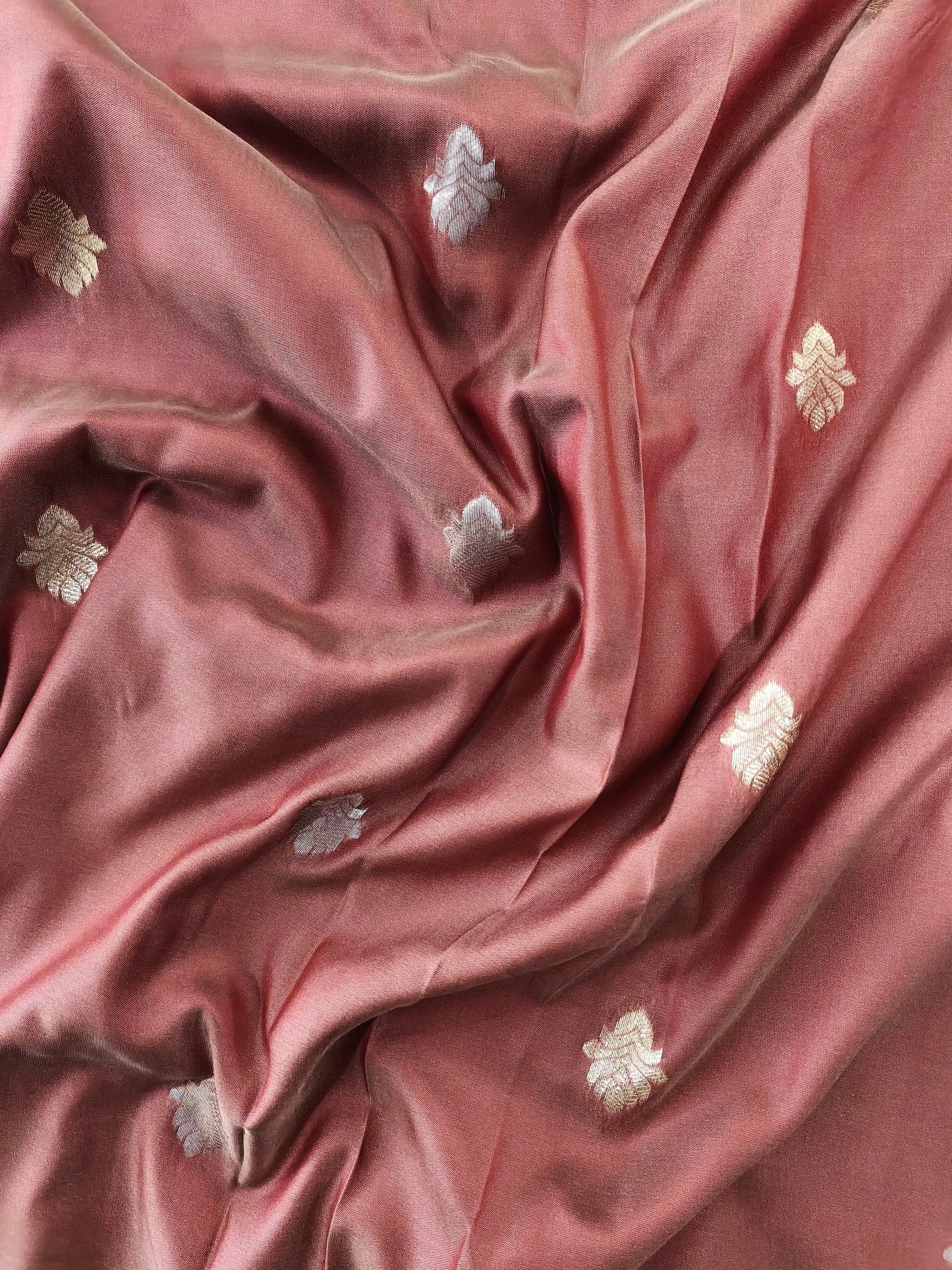 Banarasi Katan Silk Saree With Peacock Weaving  - RED