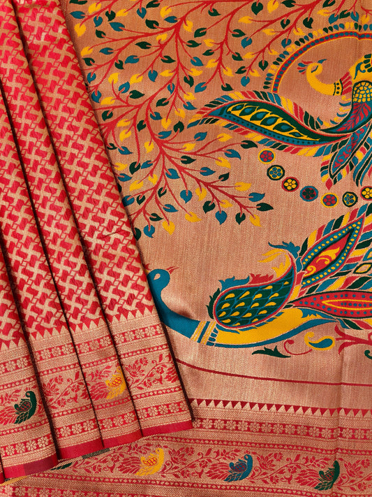 BANARASI PAITHANI 102 - RED