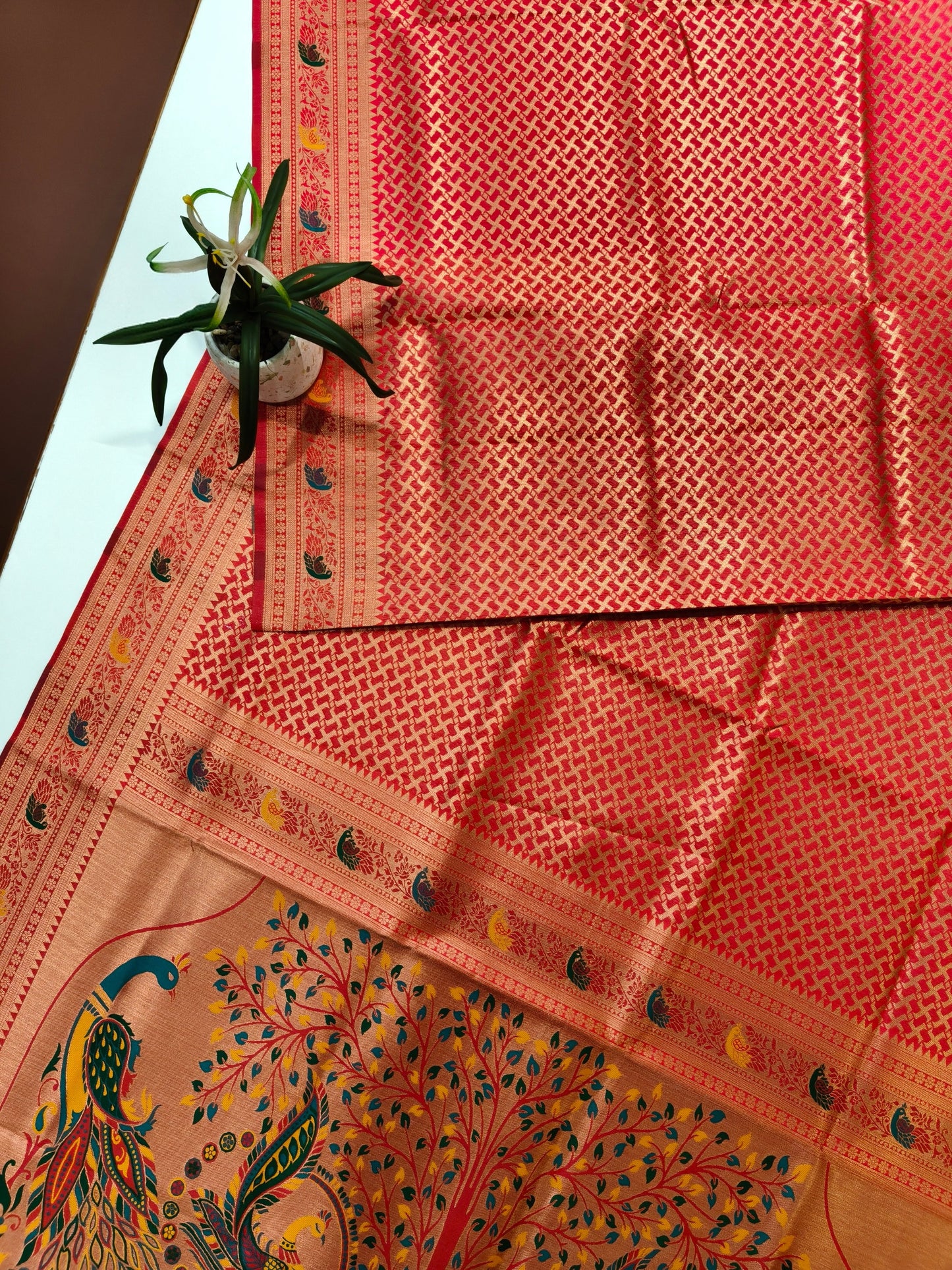 BANARASI PAITHANI 102 - RED