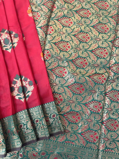 BANARASI PAITHANI  SAREE - RED