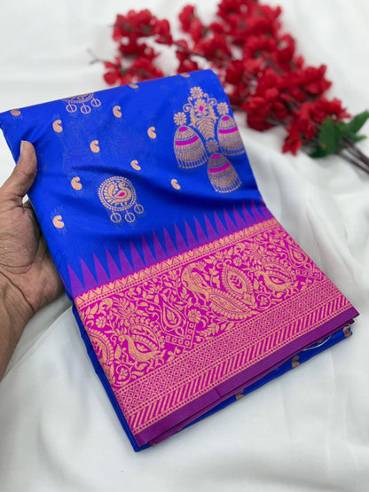 ROYAL PAITHANI EDITION 112 - ROYAL BLUE