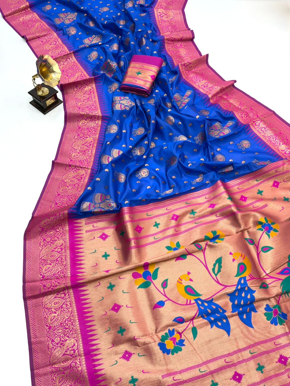 ROYAL PAITHANI EDITION 112 - ROYAL BLUE