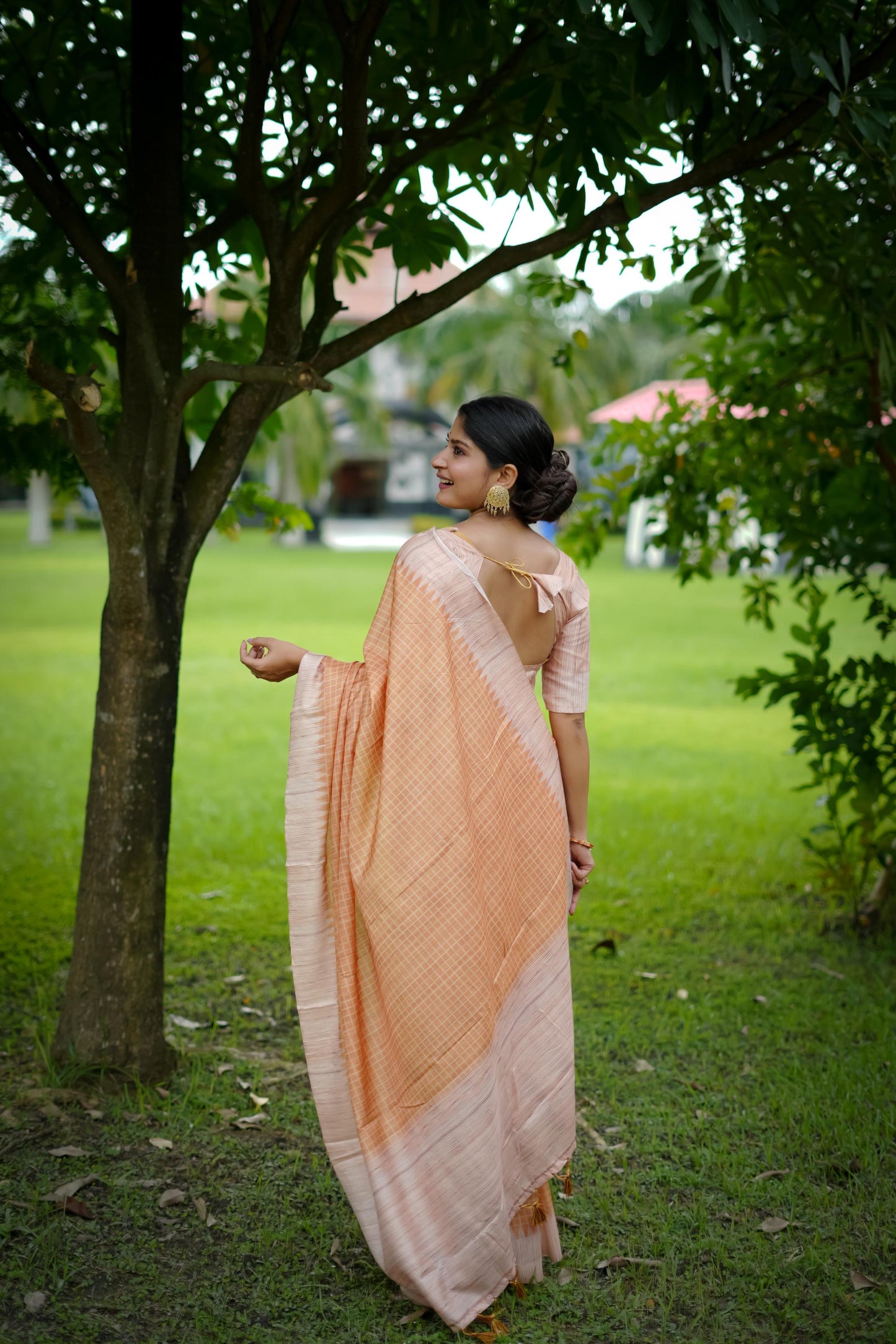 Aarita Authentic Ikkat Handloom Saree- YELLOW