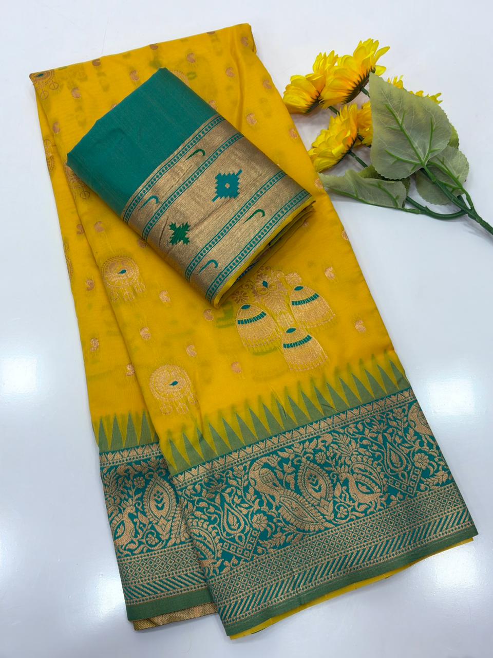 ROYAL PAITHANI EDITION 112 - YELLOW